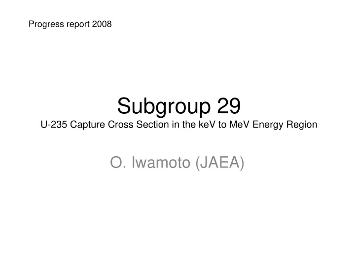 subgroup 29