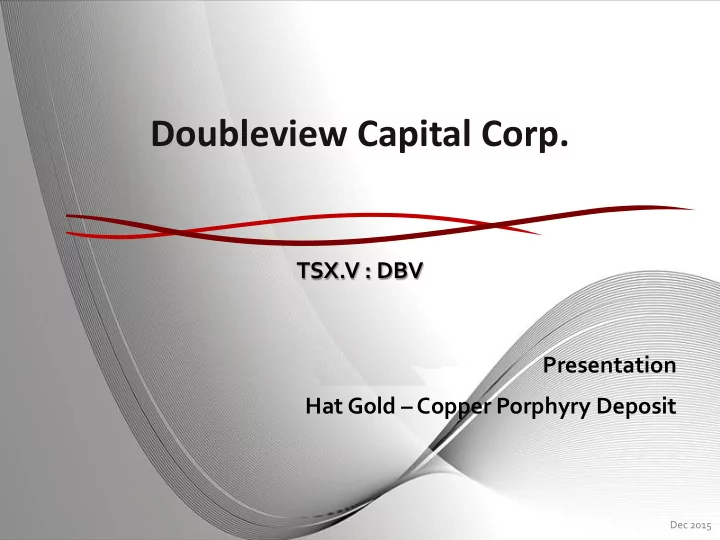 doubleview capital corp
