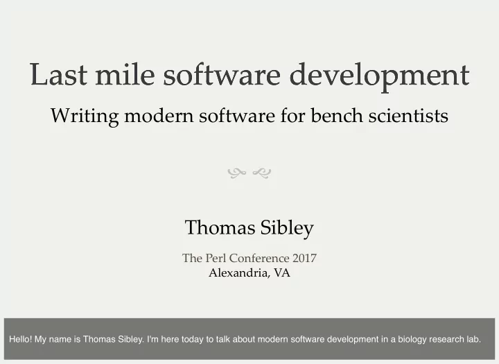 last mile software development last mile software