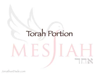 T  T  o  orah Portion  Bamidbar  )(  In the wilderness  Numbers 1:1-4:20  Taught