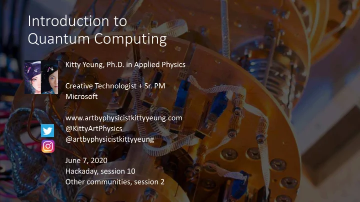 quantum computing
