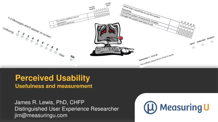 perceived usability