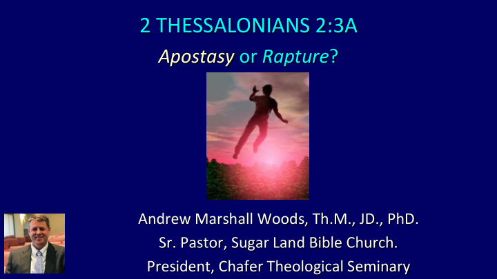 2 thessalonians 2 3a
