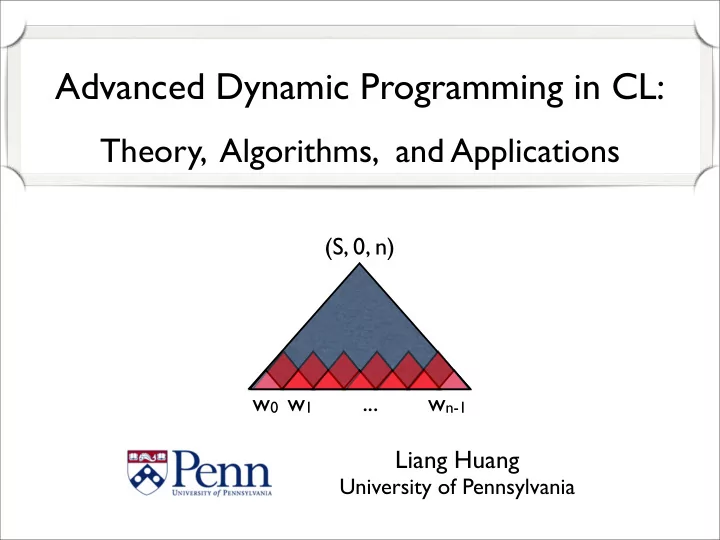 advanced dynamic programming in cl