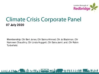 07 July 2020 Membership : Cllr Bert Jones, Cllr Saima Ahmed, Cllr Jo Blackman, Cllr  Namreen