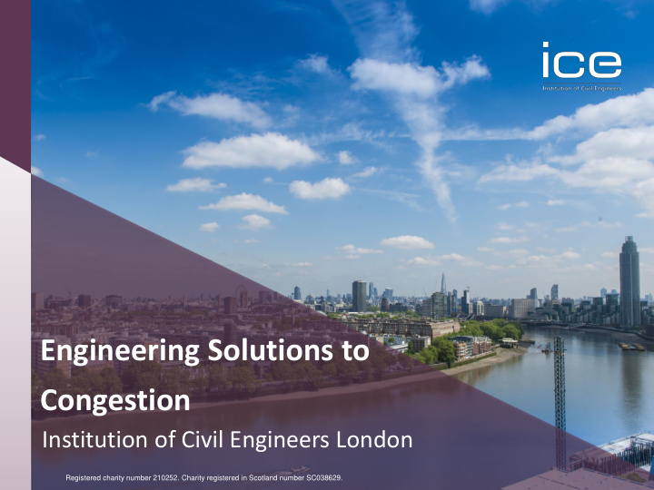 engineering solutions to congestion