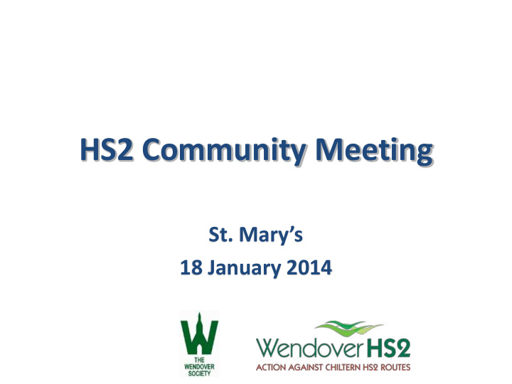 hs2 community meeting