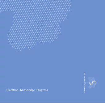 Tradition. Knowledge. Progress  Dear colleagues!  Sechenov Universitys mission lies in