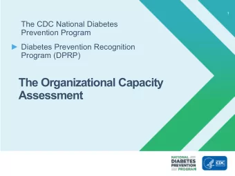 The Organizational Capacity  Assessment  2  Benefits of Completing the Capacity Assessment
