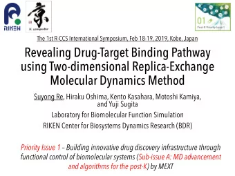 Revealing Drug-Target Binding Pathway  using Two-dimensional Replica-Exchange  Molecular Dynamics