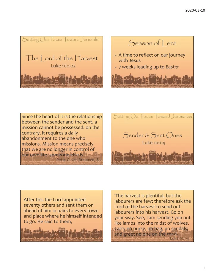 season of lent
