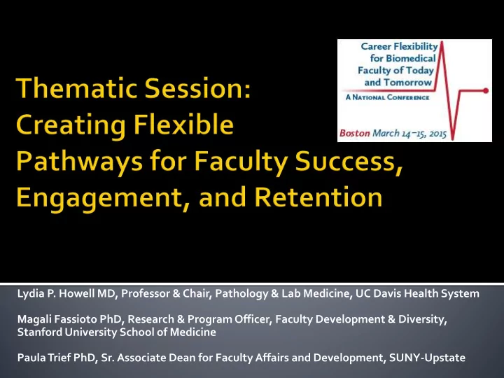lydia p howell md professor chair pathology lab medicine