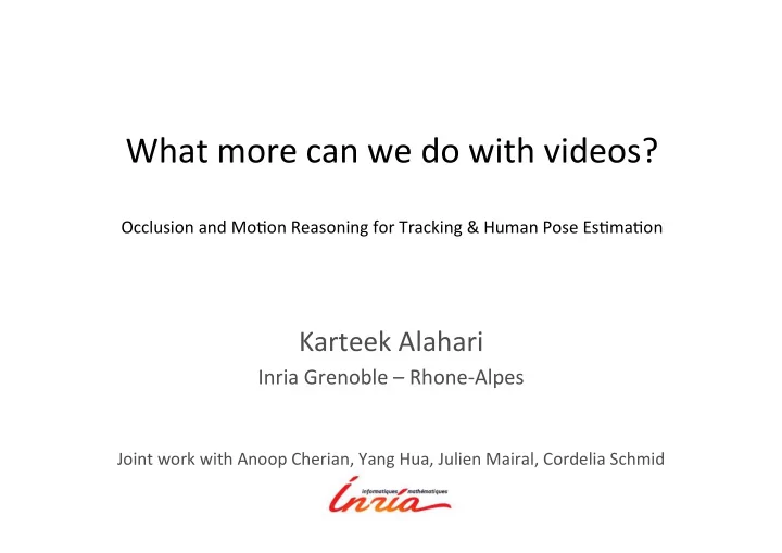 what more can we do with videos