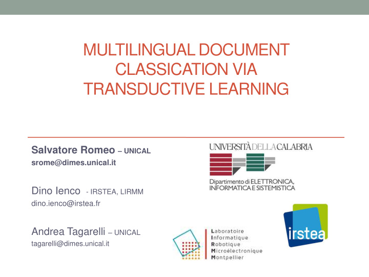 multilingual document