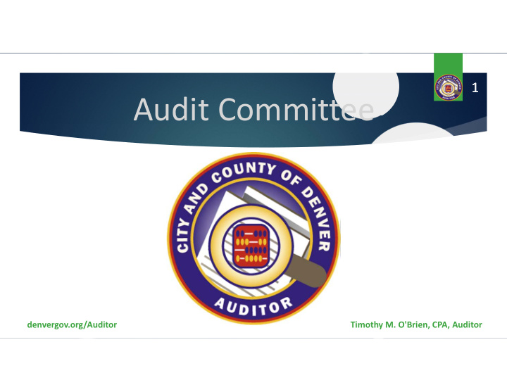audit committee