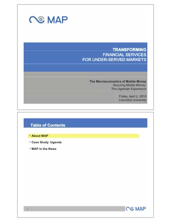 TRANSFORMING  TRANSFORMING  TRANSFORMING  TRANSFORMING  FINANCIAL SERVICES  FINANCIAL SERVICES  FOR