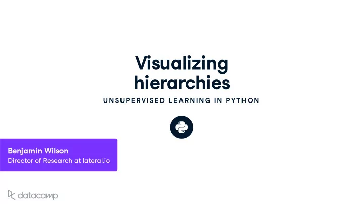 vis u ali z ing hierarchies