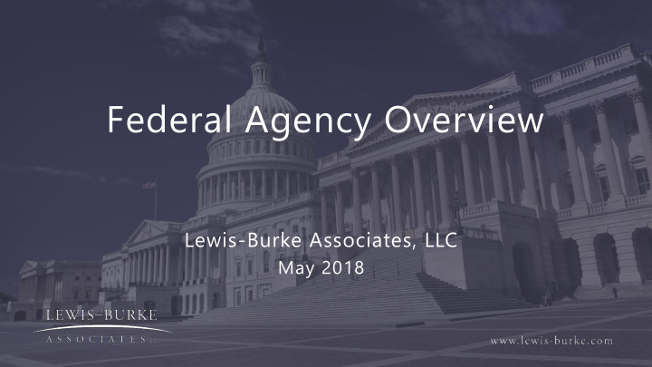 federal agency overview