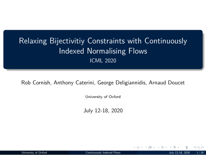 relaxing bijectivitiy constraints with continuously