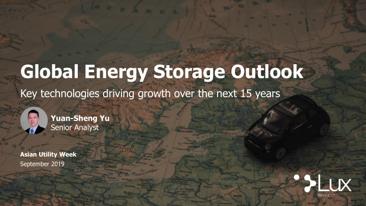 global energy storage outlook