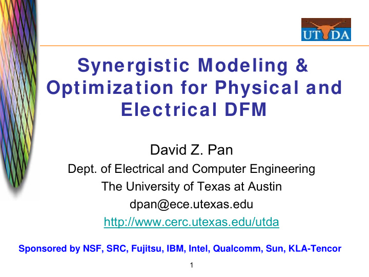 synergistic modeling optimization for physical and