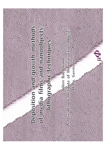 High-density data storage: principle  Current approach  High density  1 bit = many domains  1 bit =
