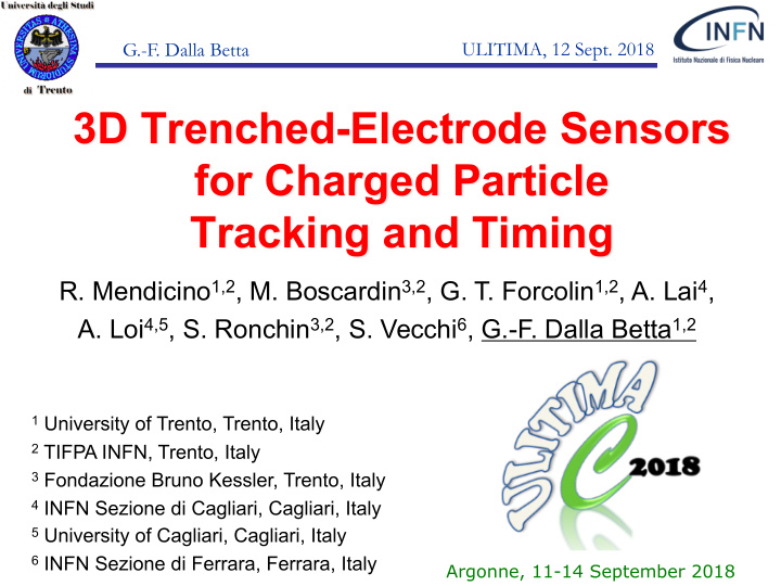 3d trenched electrode sensors for charged particle