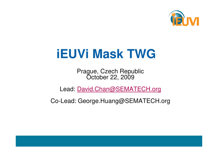 ieuvi mask twg