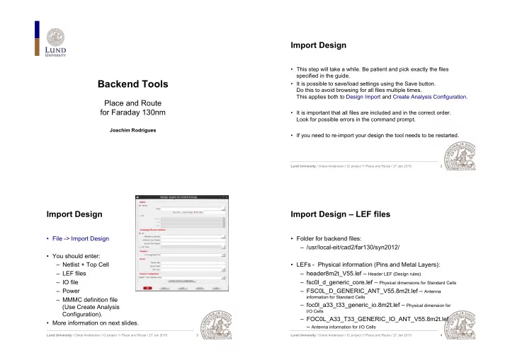 backend tools