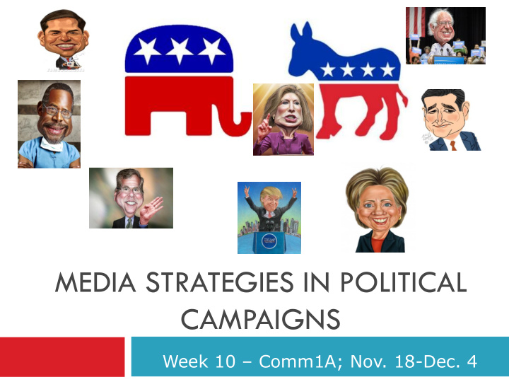 media strategies in political