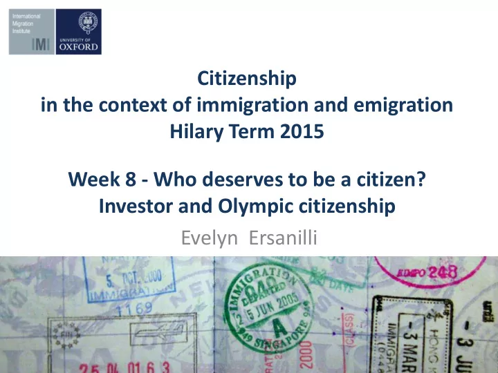 citizenship