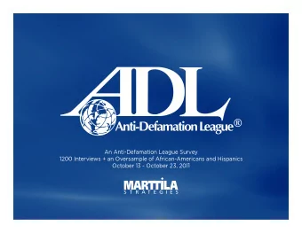 MART  TILA  S T R A T E G I E S  A SURVEY OF AMERICAN  ATTITUDES TOWARD JEWS IN  AMERICA  2