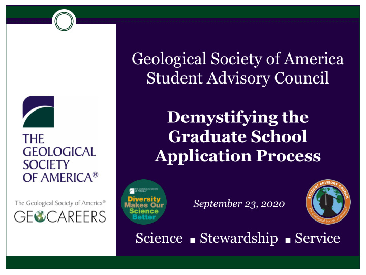 geological society of america student advisory council