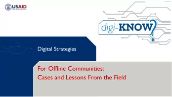 Cases and Lessons From the Field Disclaimer  This webinar was produced by Arizona State University,