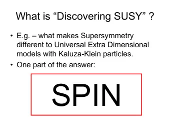 SPIN  QUACK !  QUACK !  Not all things that quack are ducks!  We will see two important themes: