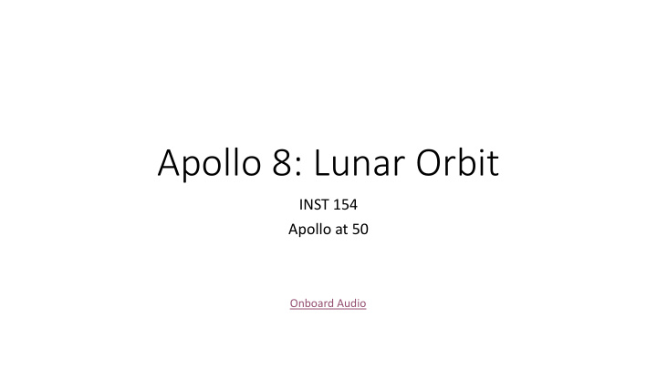 apollo 8 lunar orbit