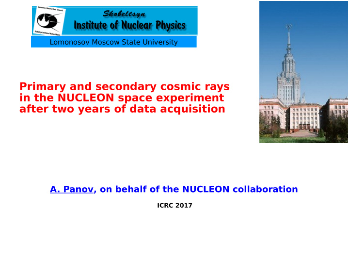 primary and secondary cosmic rays in the nucleon space