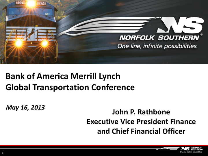 bank of america merrill lynch global transportation