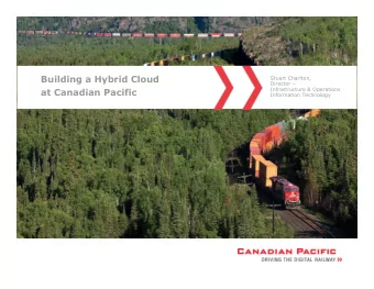 Building a Hybrid Cloud  Stuart Charlton,  Director   Infrastructure &amp; Operations  at