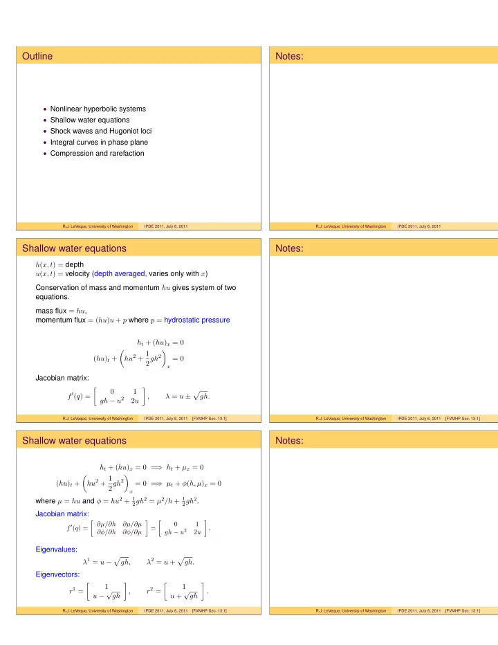 outline notes