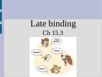late binding