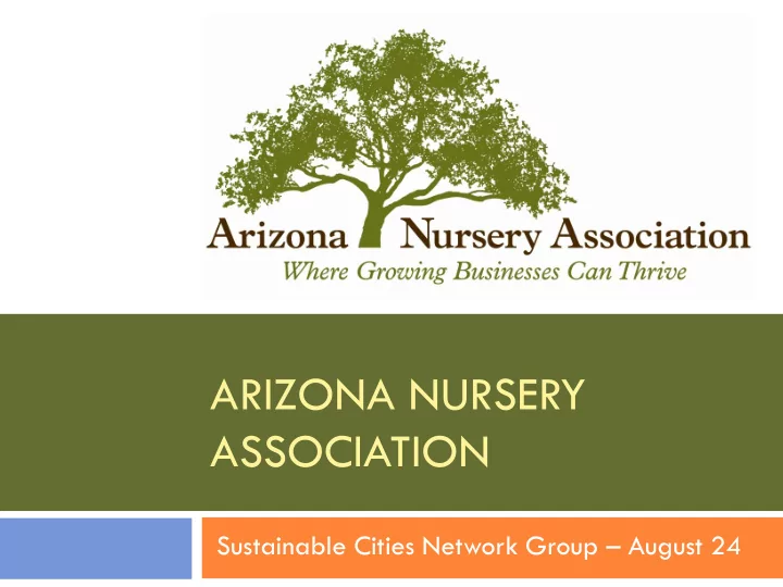 arizona nursery