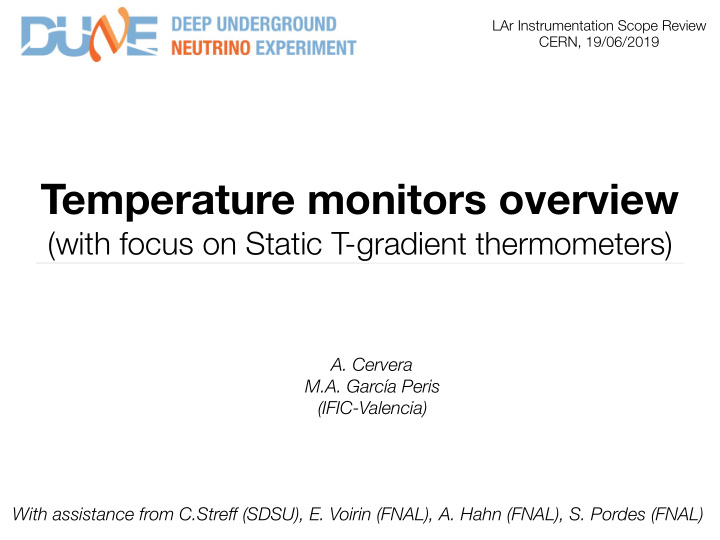 temperature monitors overview