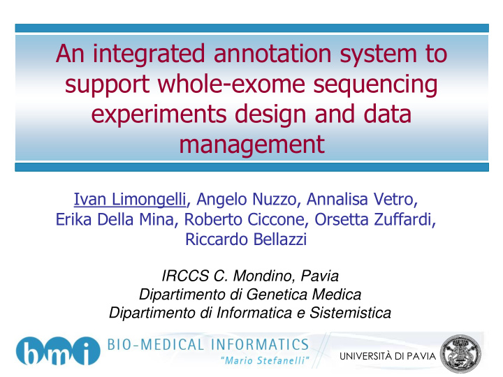 support whole exome sequencing