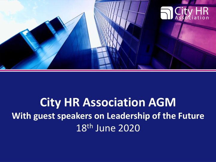 city hr association agm