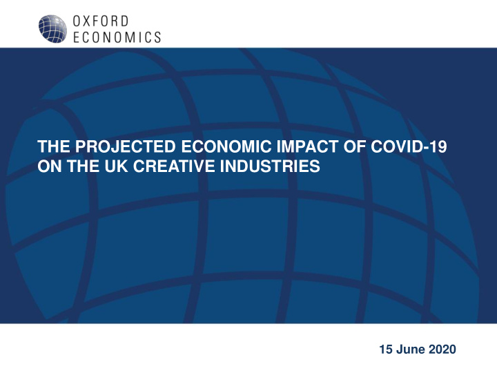 the projected economic impact of covid 19 on the uk