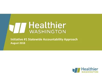 Initiative #1 Statewide Accountability Approach  August 2018  Acronym Glossary A-APM  Advanced