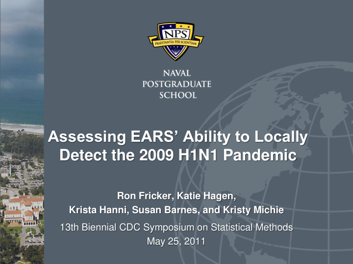 assessing ears ability to locally detect the 2009 h1n1