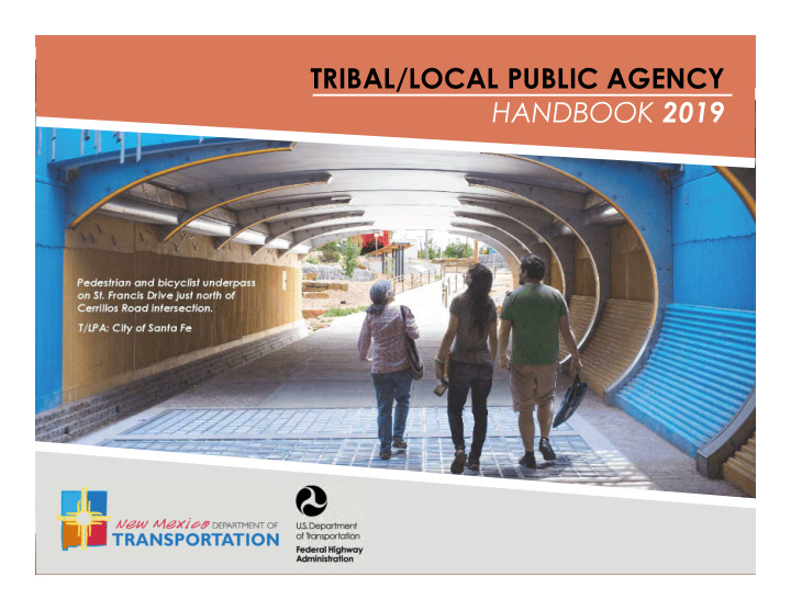 tribal local public agency handbook 2019 overview of the