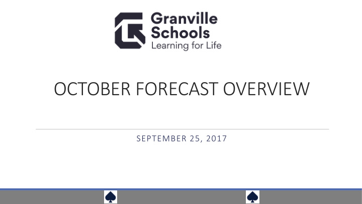 october forecast overview